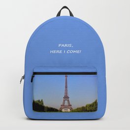 Paris Here I Come Backpack