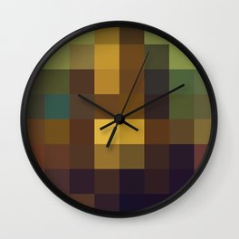 Pixel Art Wall Clock | Pixelated, Pixelart, Computergraphics, 8 Bit, Popart, Karro, Abstract, Graphicdesign, Monalisa, Pixel 