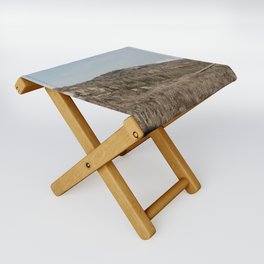 road with the mountains Folding Stool