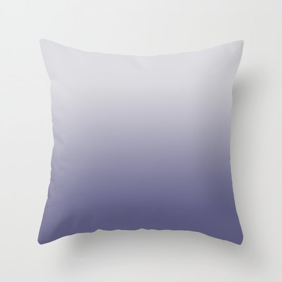 Twilight Purple Nimbus Cloud Ombre Throw Pillow