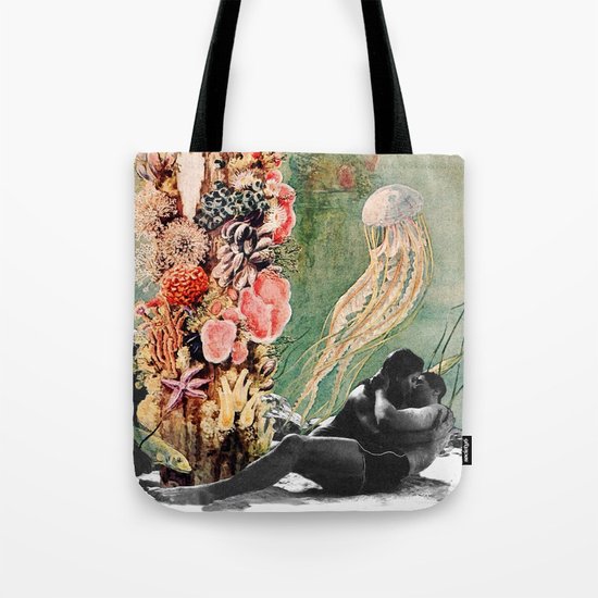 First Kiss Underwater Tote Bag