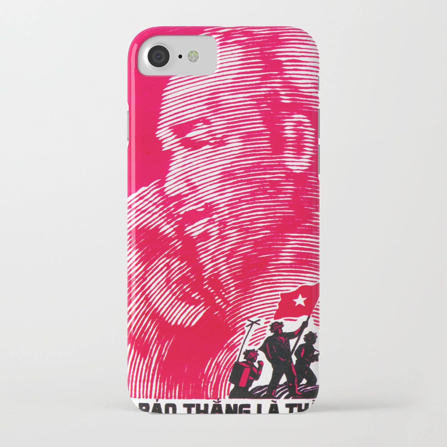 vietnam propaganda poster uncle ho victory iphone case by vietnampropaganda