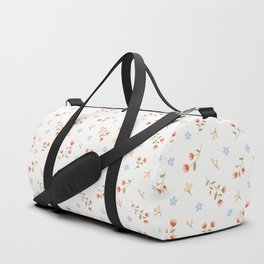 Tiny Floral Pattern - Pink Duffle Bag