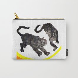 Two Tigers jGibney The MUSEUM Society6 Gifts Carry-All Pouch
