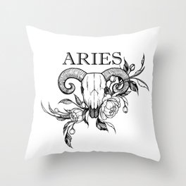 Aries Throw Pillow