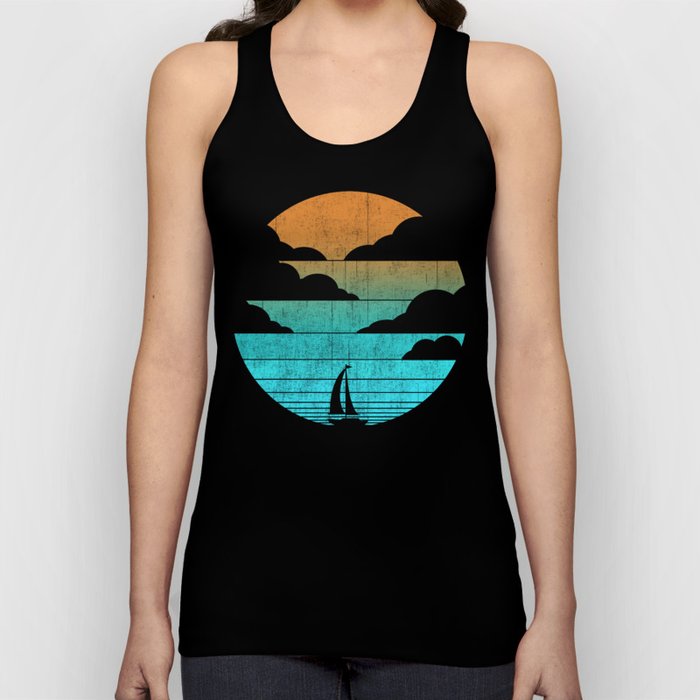 Go West (sail away in my boat) Tank Top