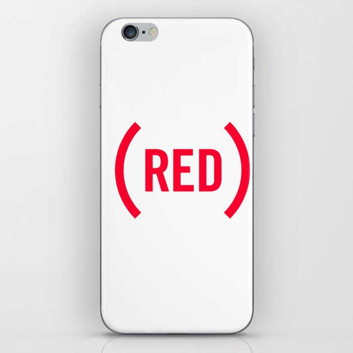 red iPhone Skin