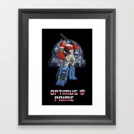 Optimus Prime Framed Art Print