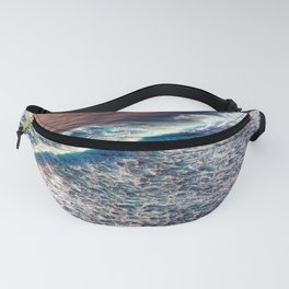 Sunset Wave Over The Ocean Fanny Pack