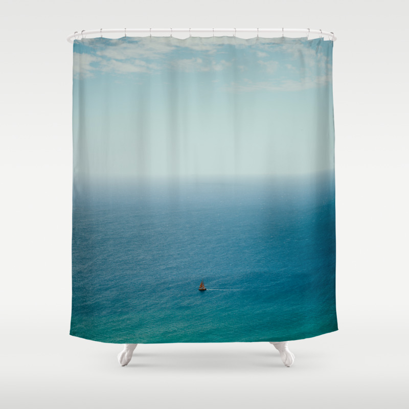 ocean shower curtain