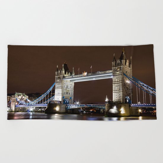 Tower Bridge London Beach Towel