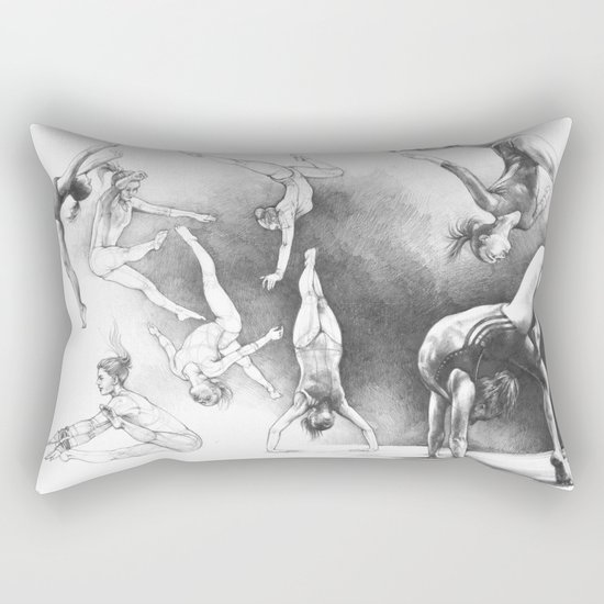 Gymnastics Rectangular Pillow