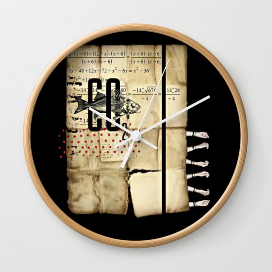 Fish. Folly. Wall Clock