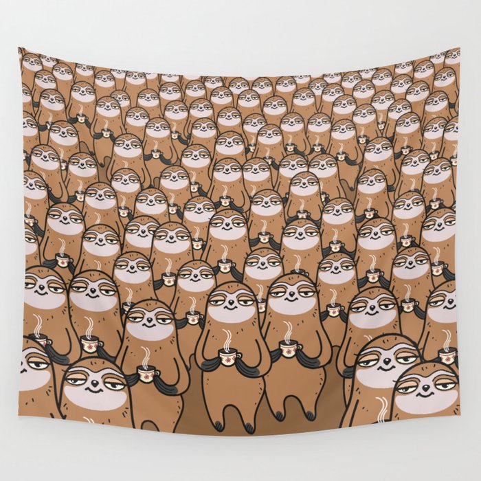 sloth-tastic! Wall Tapestry