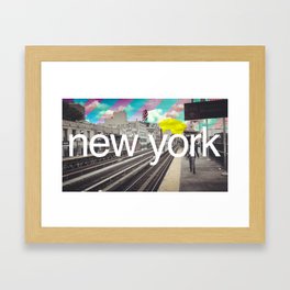 new york Framed Art Print