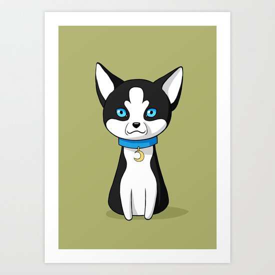 Husky Art Print