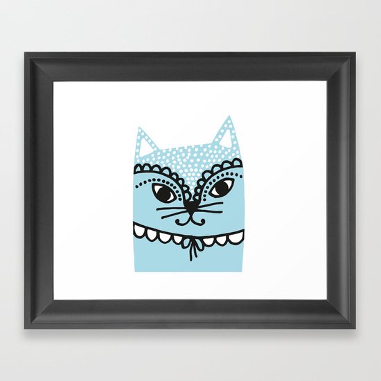Katze #1 Framed Art Print