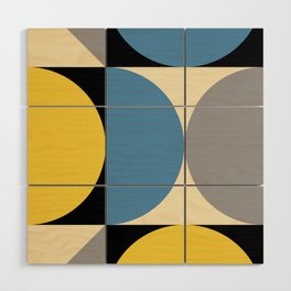 Mid Century Modern Geometric Abstract 240 Wood Wall Art