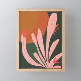 Sunbaked Desert Plant Framed Mini Art Print