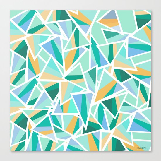 Triangles Canvas Print