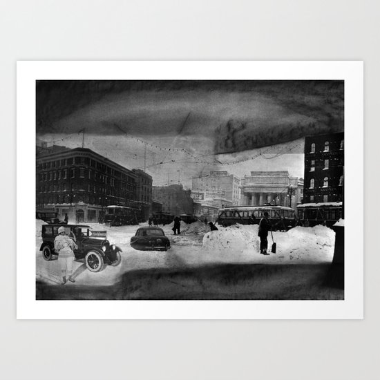 Snowfall Art Print