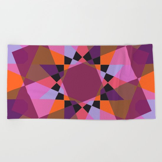 Mandaliscope 2 Beach Towel