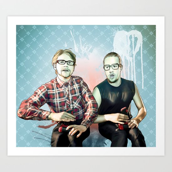 Buddies Art Print