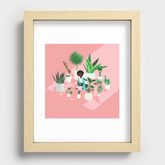 Secret Garden (Circle of Friends Version) Recessed Framed Print