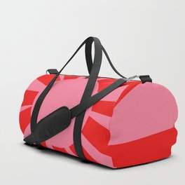 Pink Red Summer Sun Duffle Bag