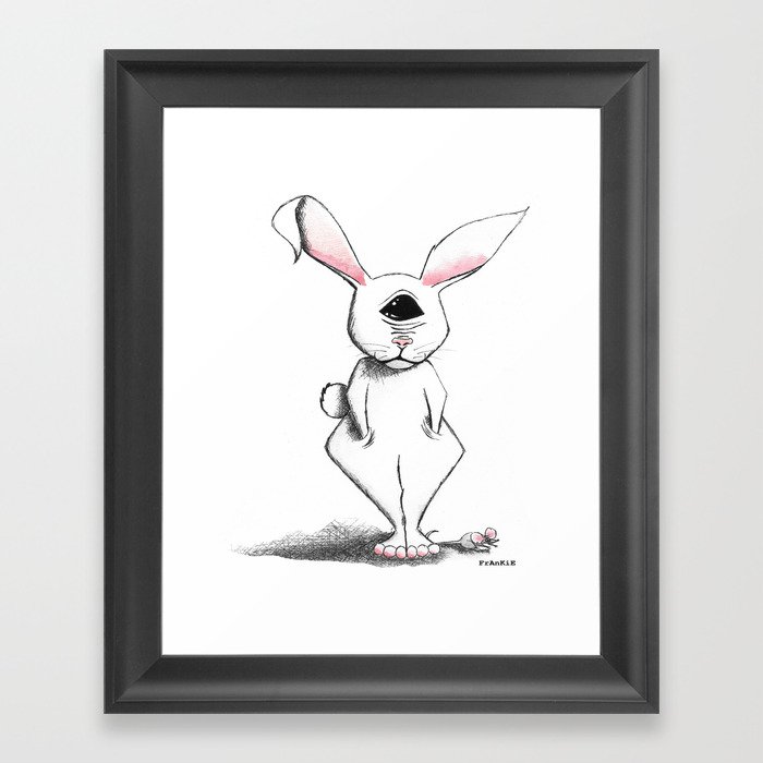 Bunny FuFu Framed Art Print