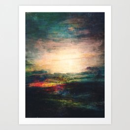 Mountain Sunset Art Prints Society6