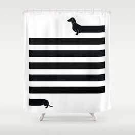 (Very) Long Dog Shower Curtain