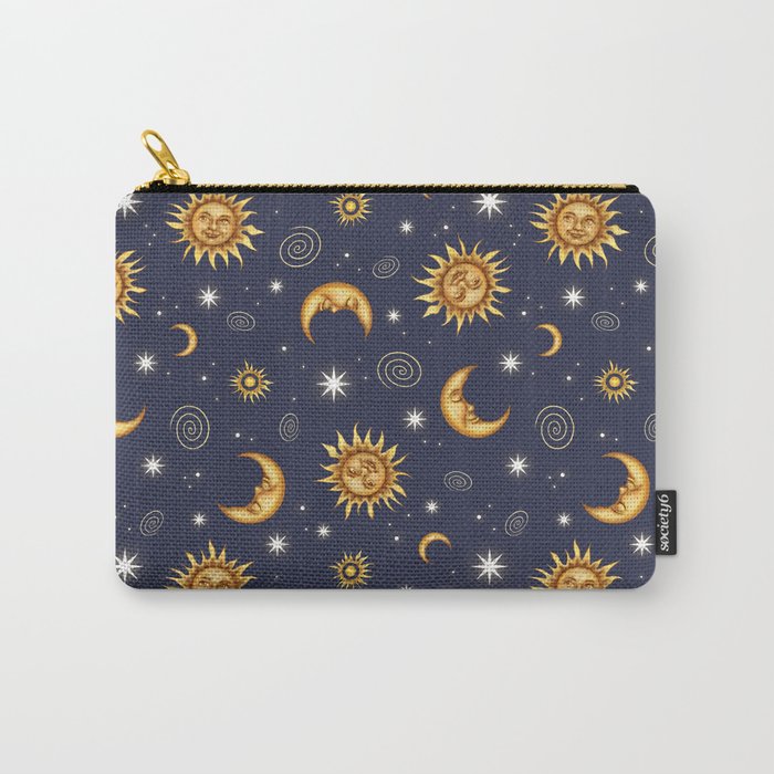 Vintage Celestial Mood Carry-All Pouch