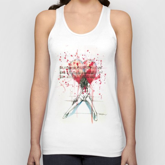 the song unheard Unisex Tank Top