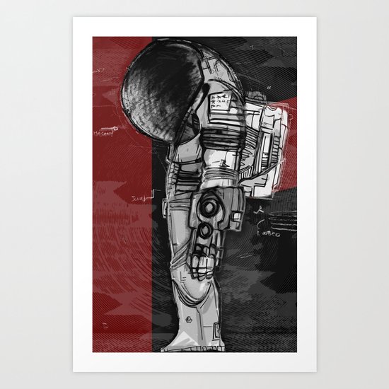 Dieter Rams In Space Art Print