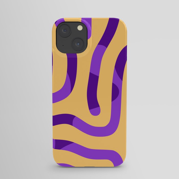 A0005 Funky Yellow Color Maze iPhone Case