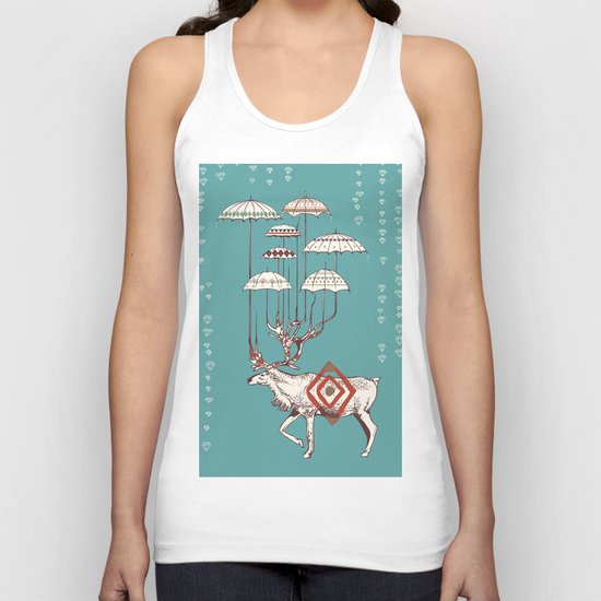 Rain Deer Unisex Tank Top