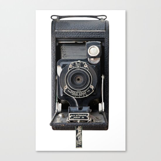 Vintage Autographic Kodak Jr. Camera Canvas Print