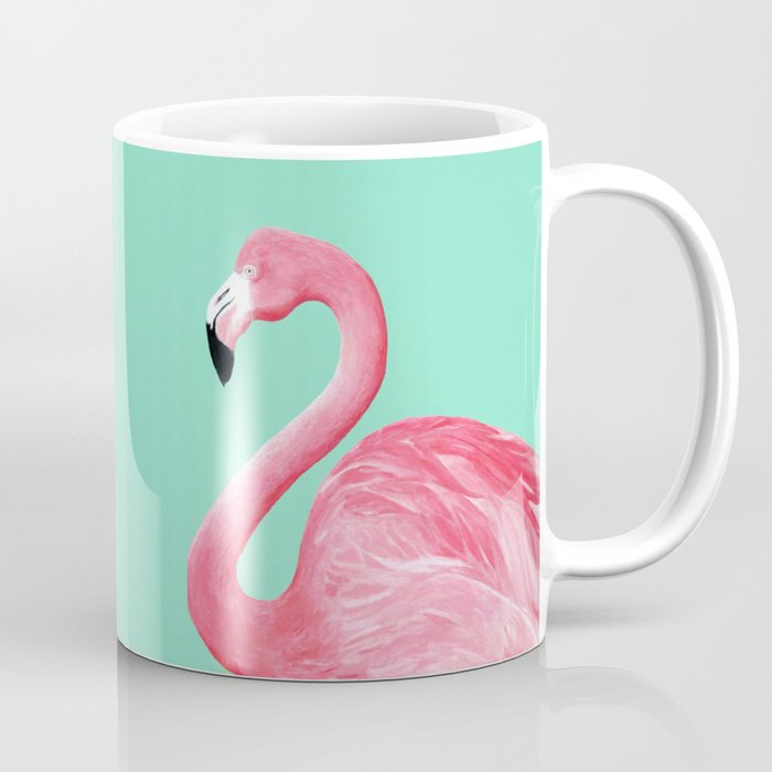Pink Flamingo Coffee Mug by Lorri Leigh Art | Society6