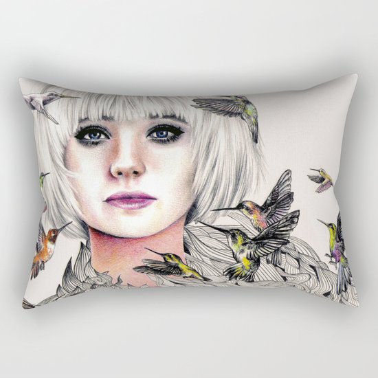 Whirring Rectangular Pillow