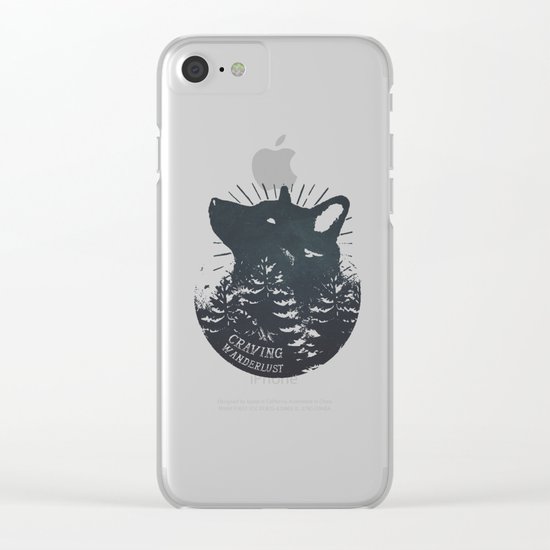 Craving wanderlust Clear iPhone Case