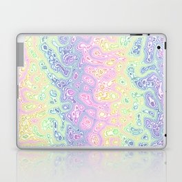 Trippy Funky Squiggly Pastel Rainbow Laptop Skin