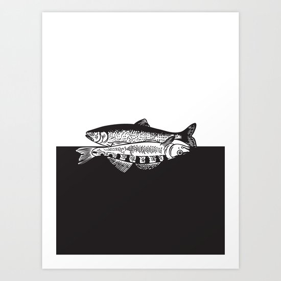 Fishes Art Print