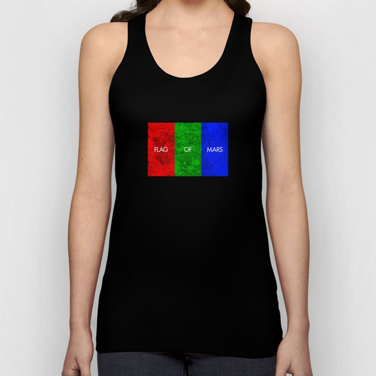 THE FLAG OF MARS Unisex Tank Top