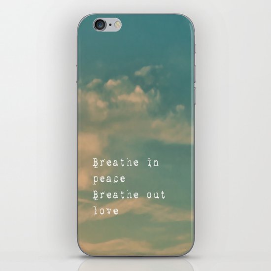 Breathe iPhone & iPod Skin