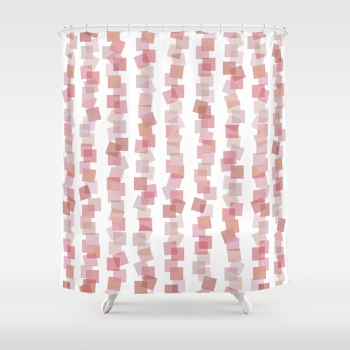 Dreamscape (Amethyst Cubes) Shower Curtain