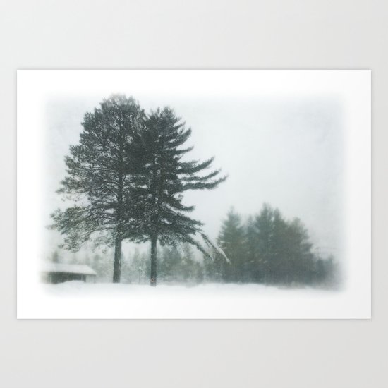 Snow Storm Art Print