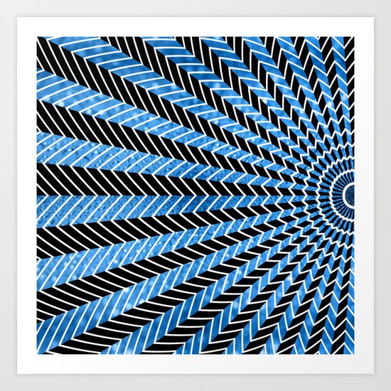 Low Peaks - Water Drops Art Print