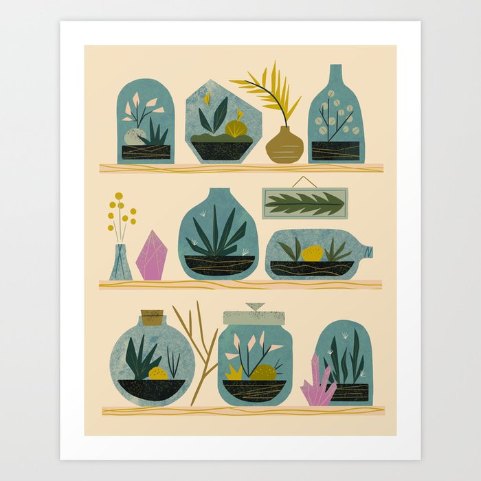 The Terrarium Collection Art Print