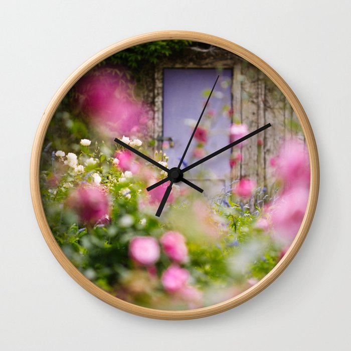 The Rose Garden Wall Clock